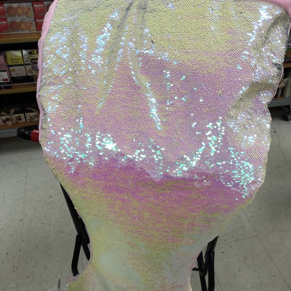 Mermaid tail sleeping bag blanket pink sequins new